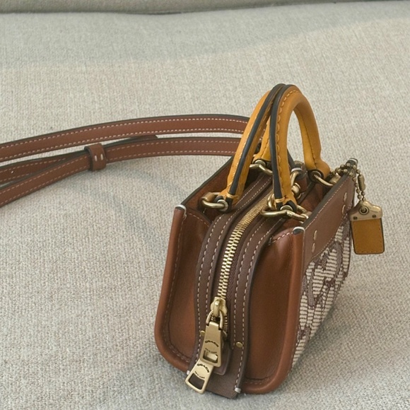 Coach Rogue Bag 12 In Signature Textile Jacquard mini - Picture 5 of 15